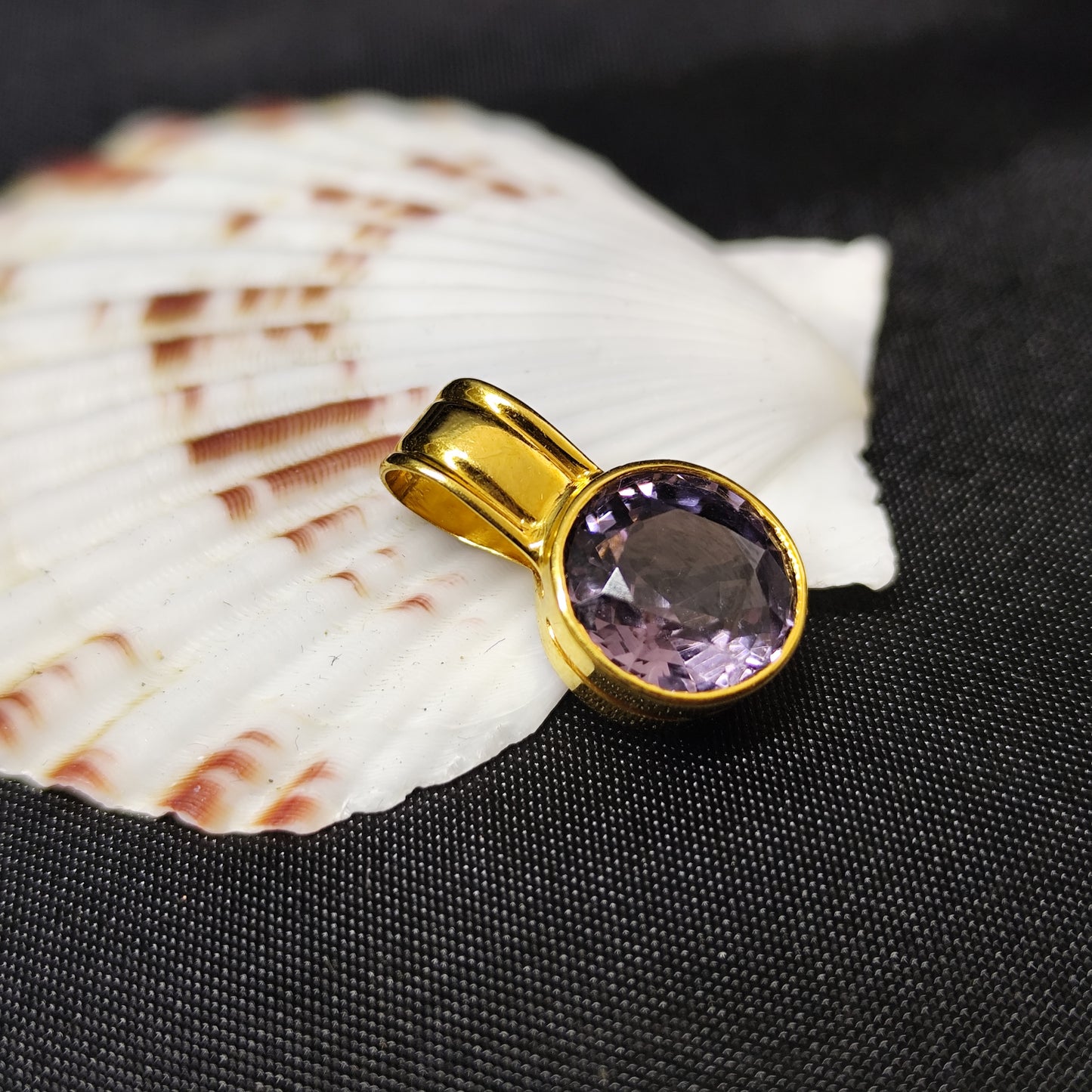 Violet Spinel Pendant