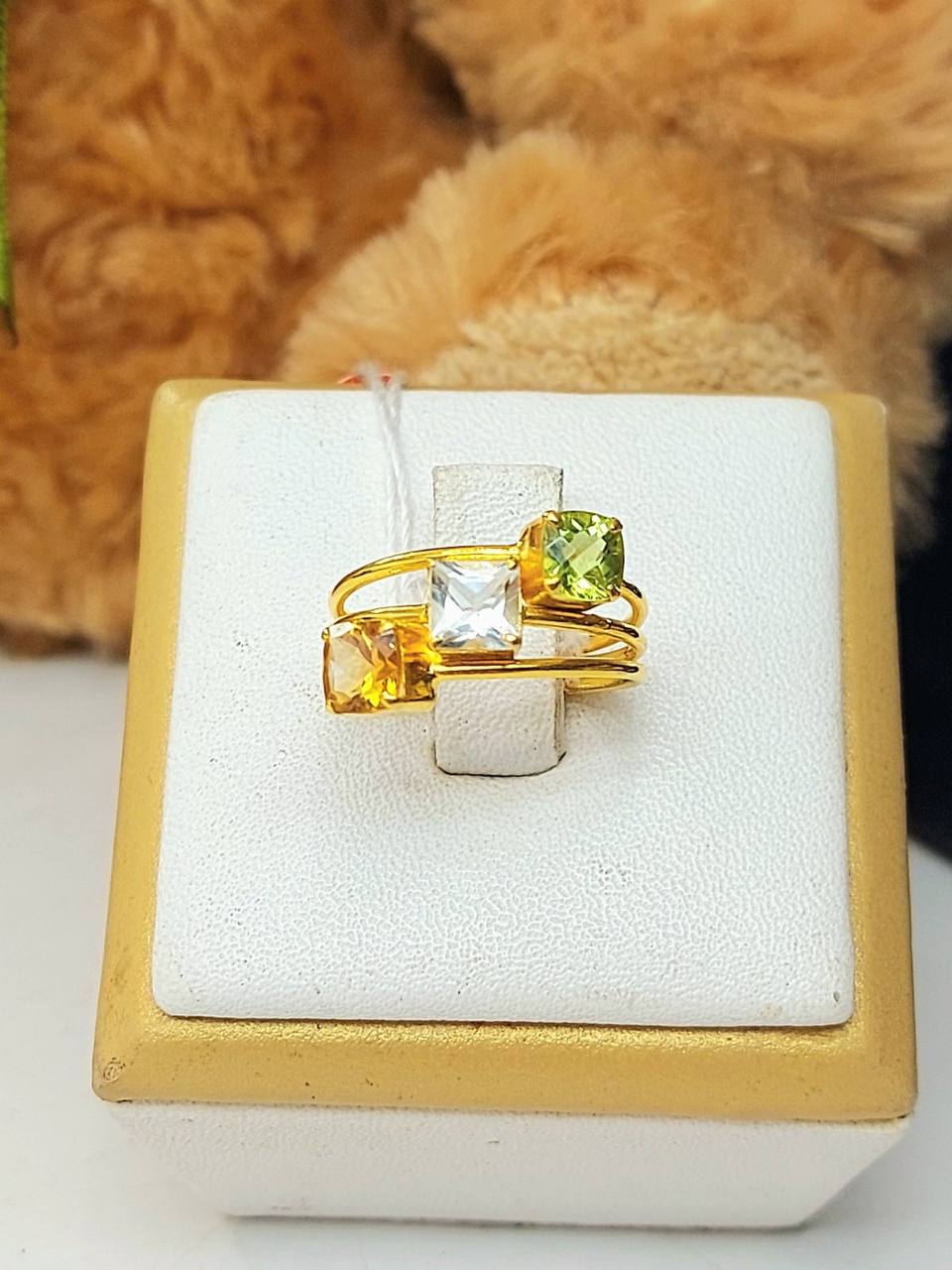 Colourful Spinel Ring