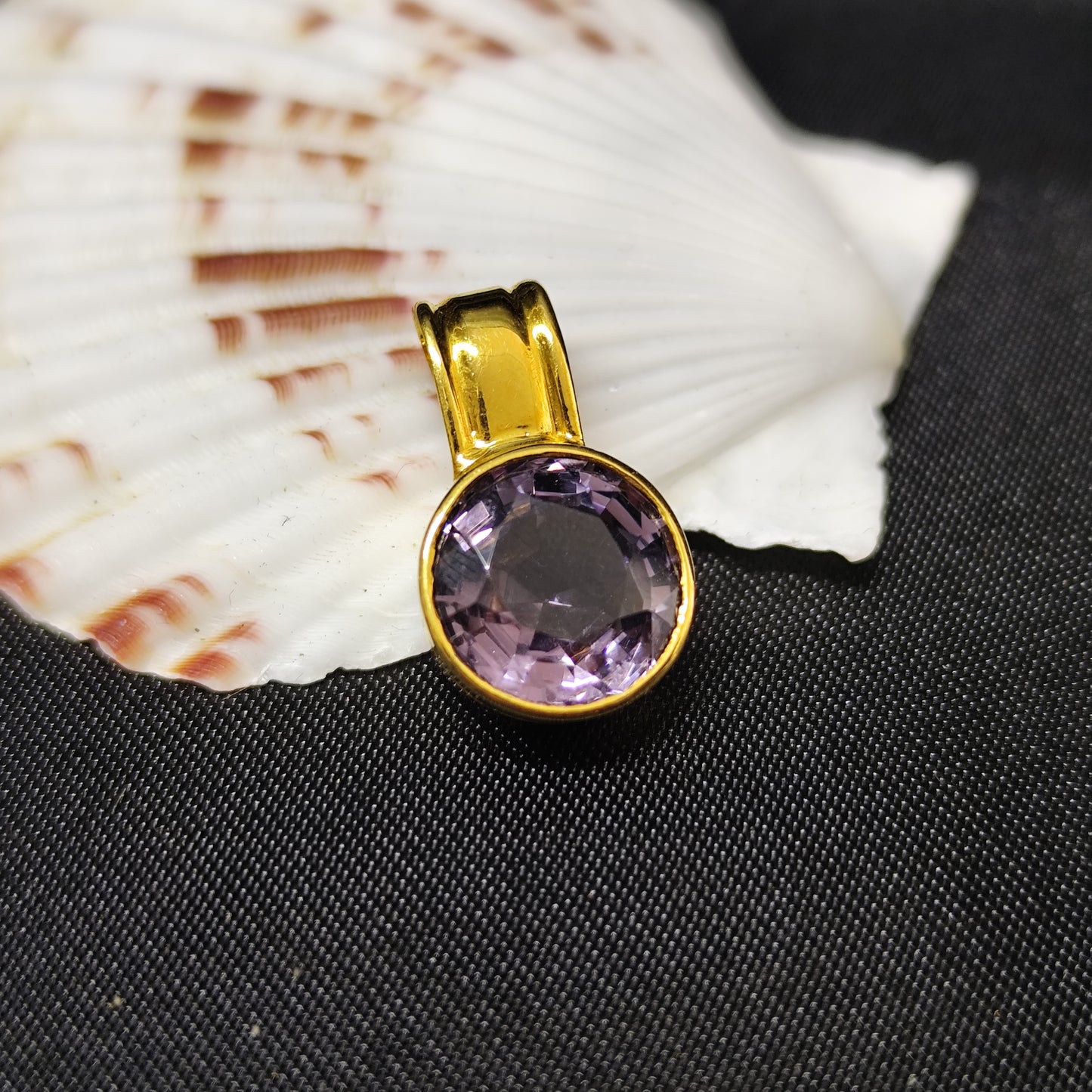 Violet Spinel Pendant
