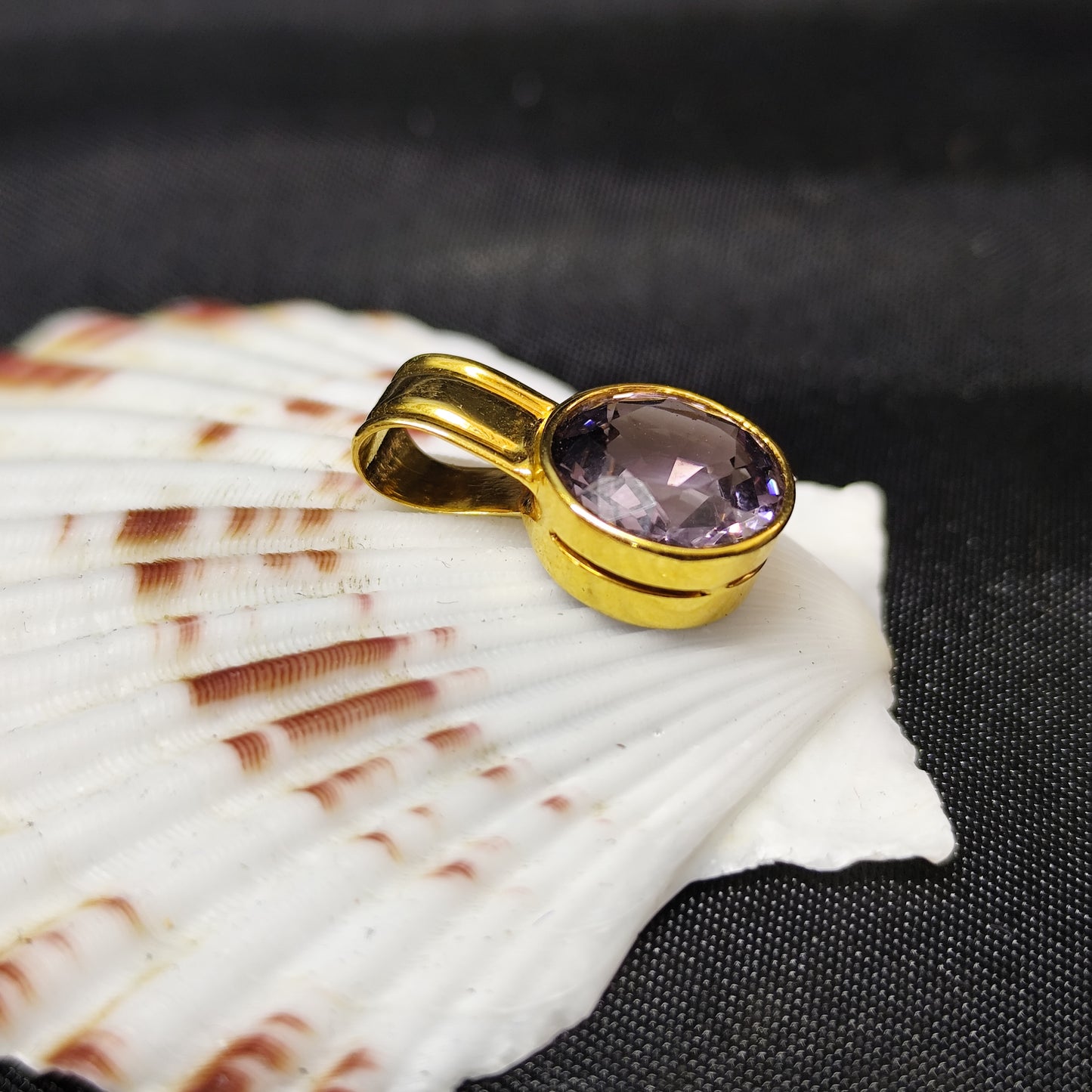 Violet Spinel Pendant