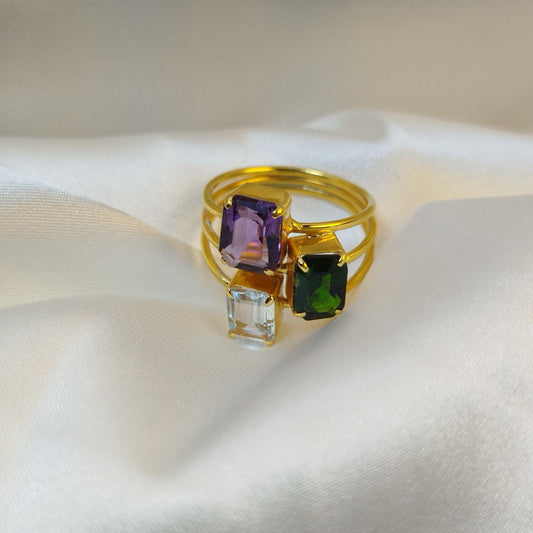 18K Candy Gems Ring