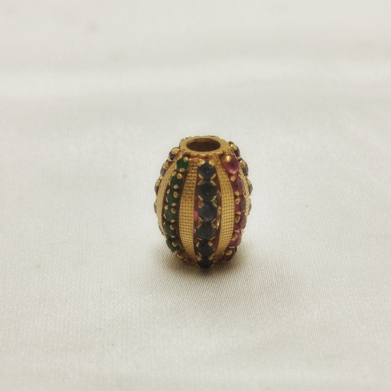 Ruby , Sapphire & Emerald Pendant with 18K Gold