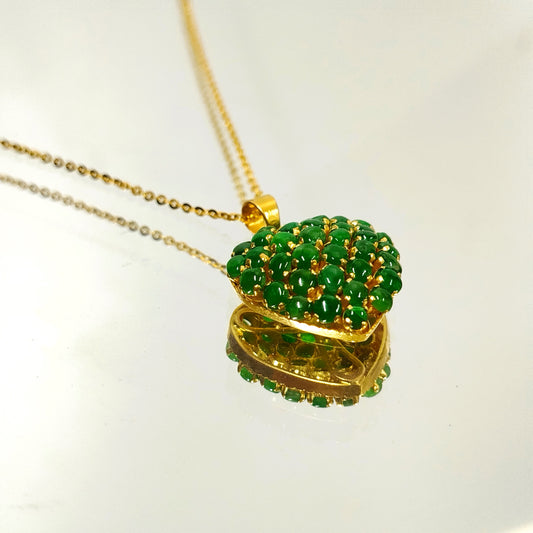 Burma Jade with 18K Gold