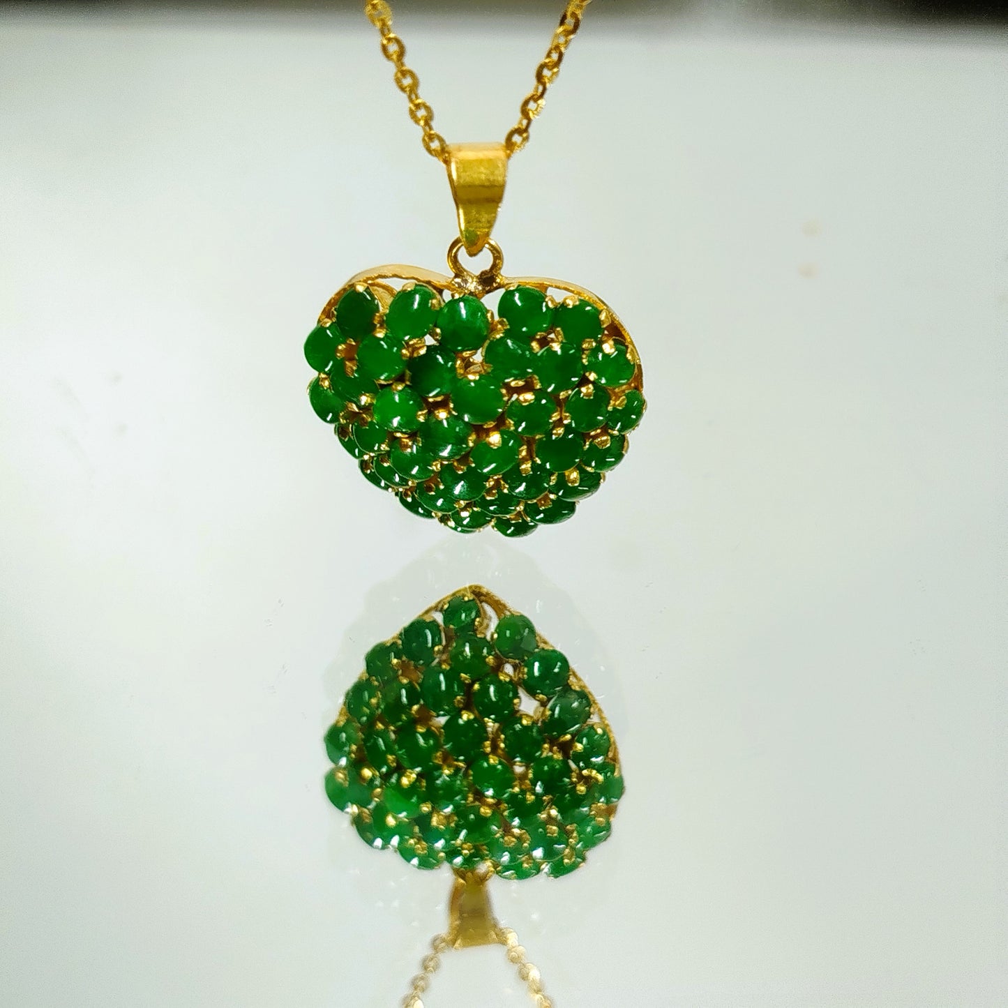 Burma Jade with 18K Gold