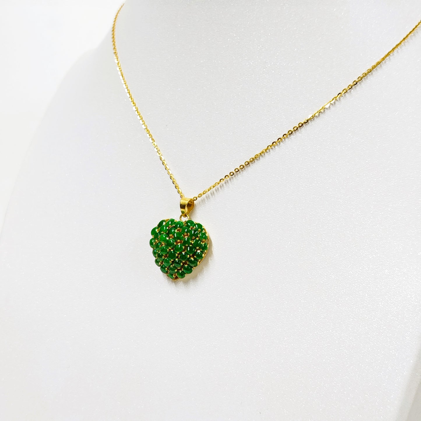 Burma Jade with 18K Gold